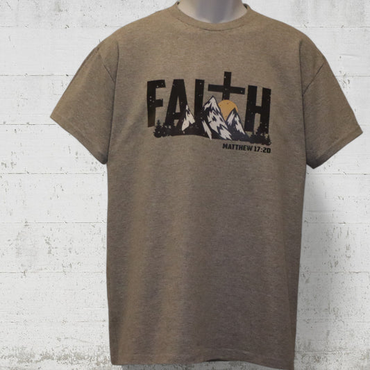 Unisex FAITH T-shirt - Gray